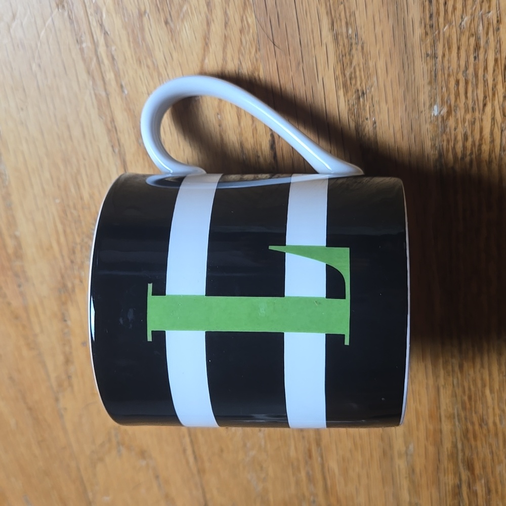Kate Spade Lenox 'To The Letter' L initial monogram mug